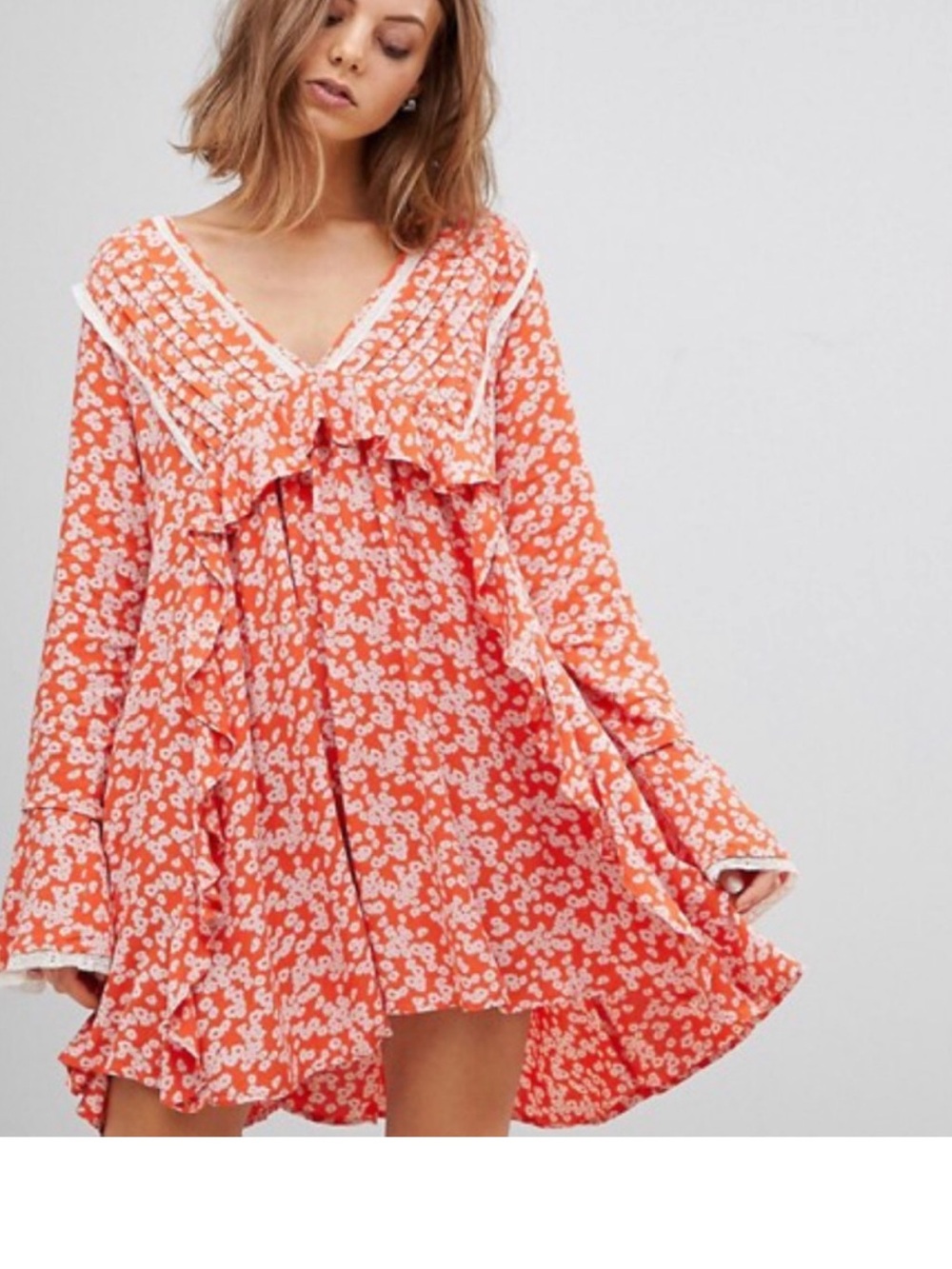 Free People Like You Best Floral Mini Dress